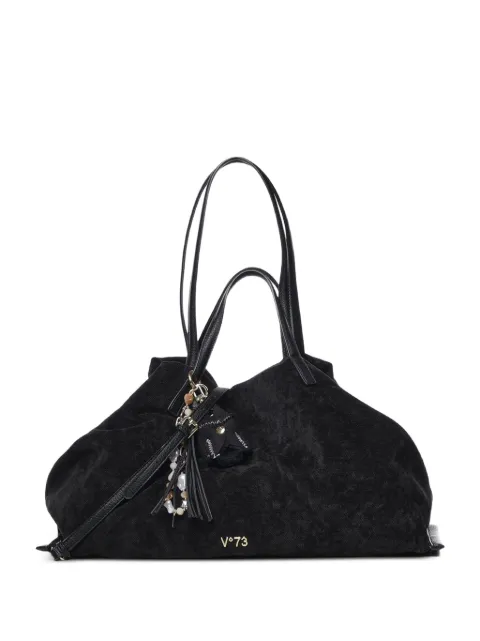 V°73 Jade Schultertasche mit Fransen