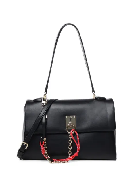 V°73 woven-cord chain-detail shoulder bag