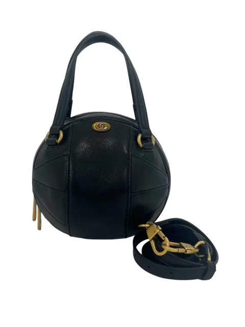 Gucci Pre-Owned 2016-2026 Mini Leather Water Buffalo Tifosa Basketball Bag satchel