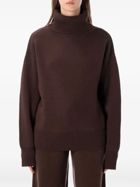 Rhea roll-neck drop-shoulder sweater