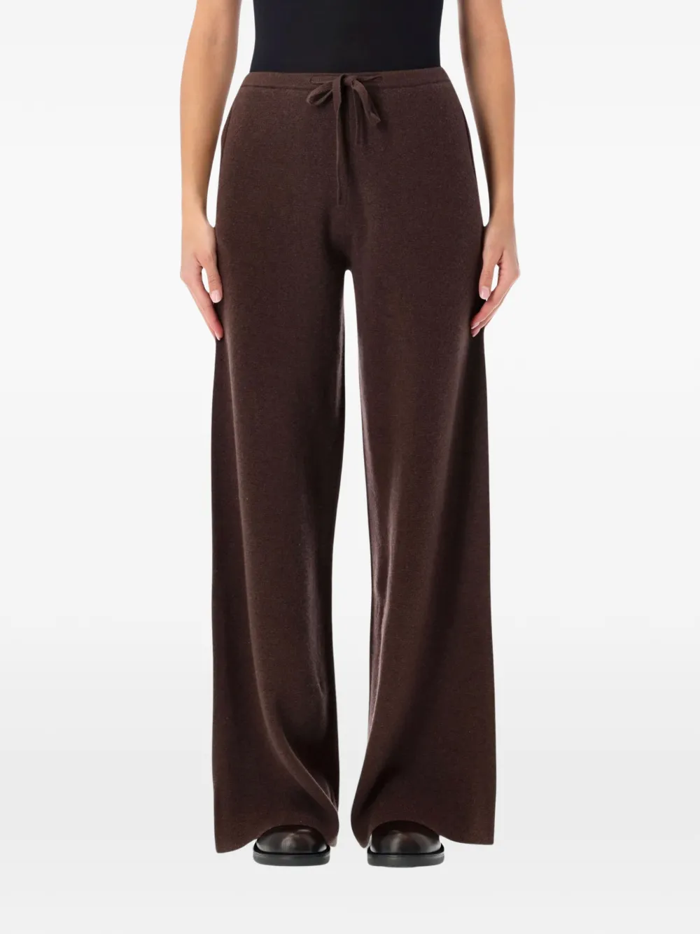 Rhea drawstring-waist track pants - Marrone