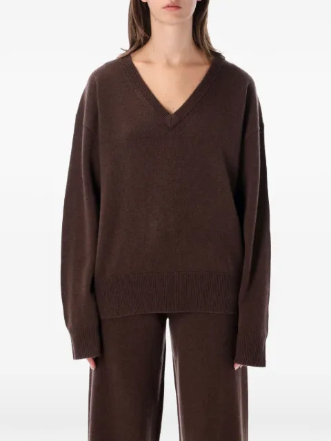 Rhea V-neck drop-shoulder sweater