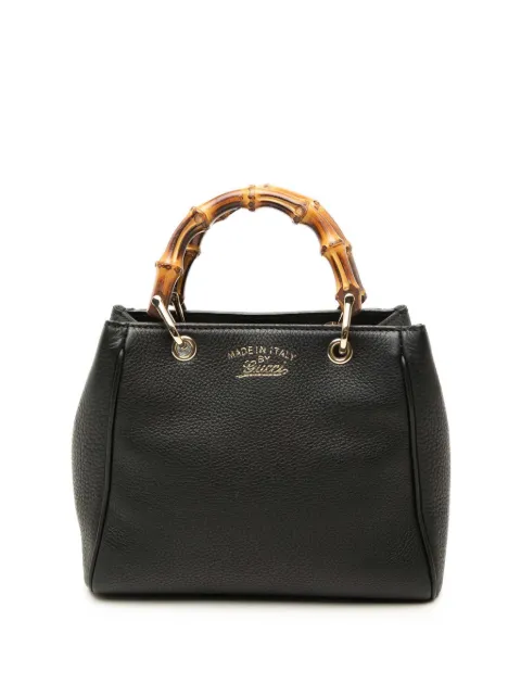 Gucci Pre-Owned bolso satchel Bamboo Shopper mini de piel de becerro 2000-2015