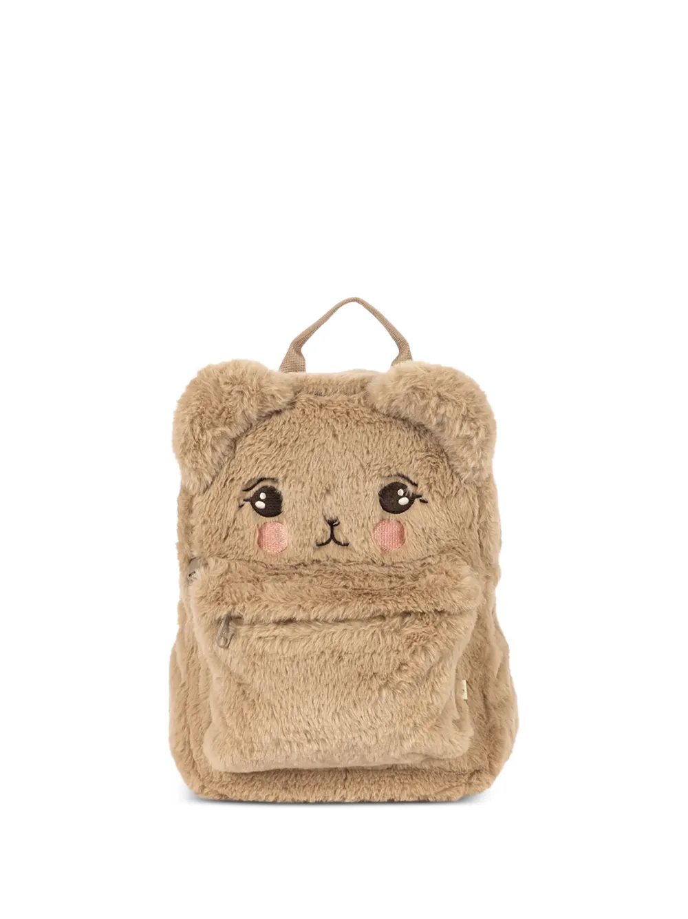 Konges Sløjd teddy bear faux-fur backpack - Toni neutri