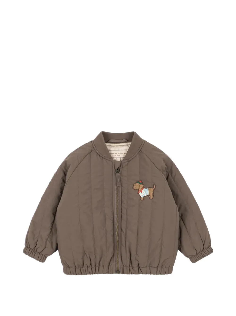 Konges Sløjd Juno quilted dog-patch jacket Bruin