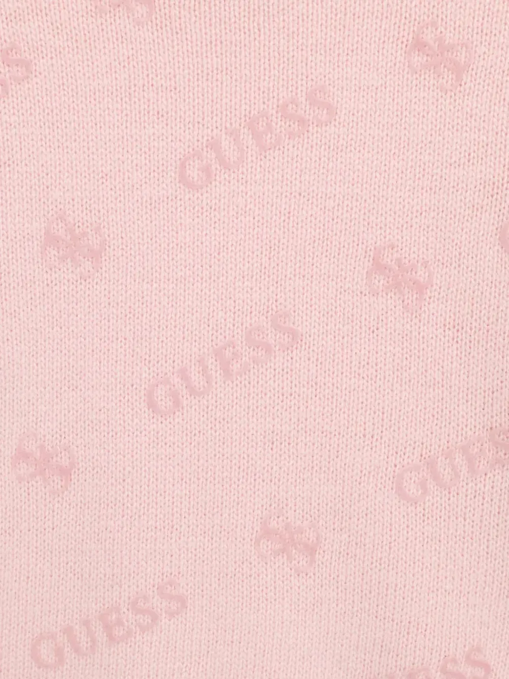 guess kids logo-pattern knitted tracksuit Roze