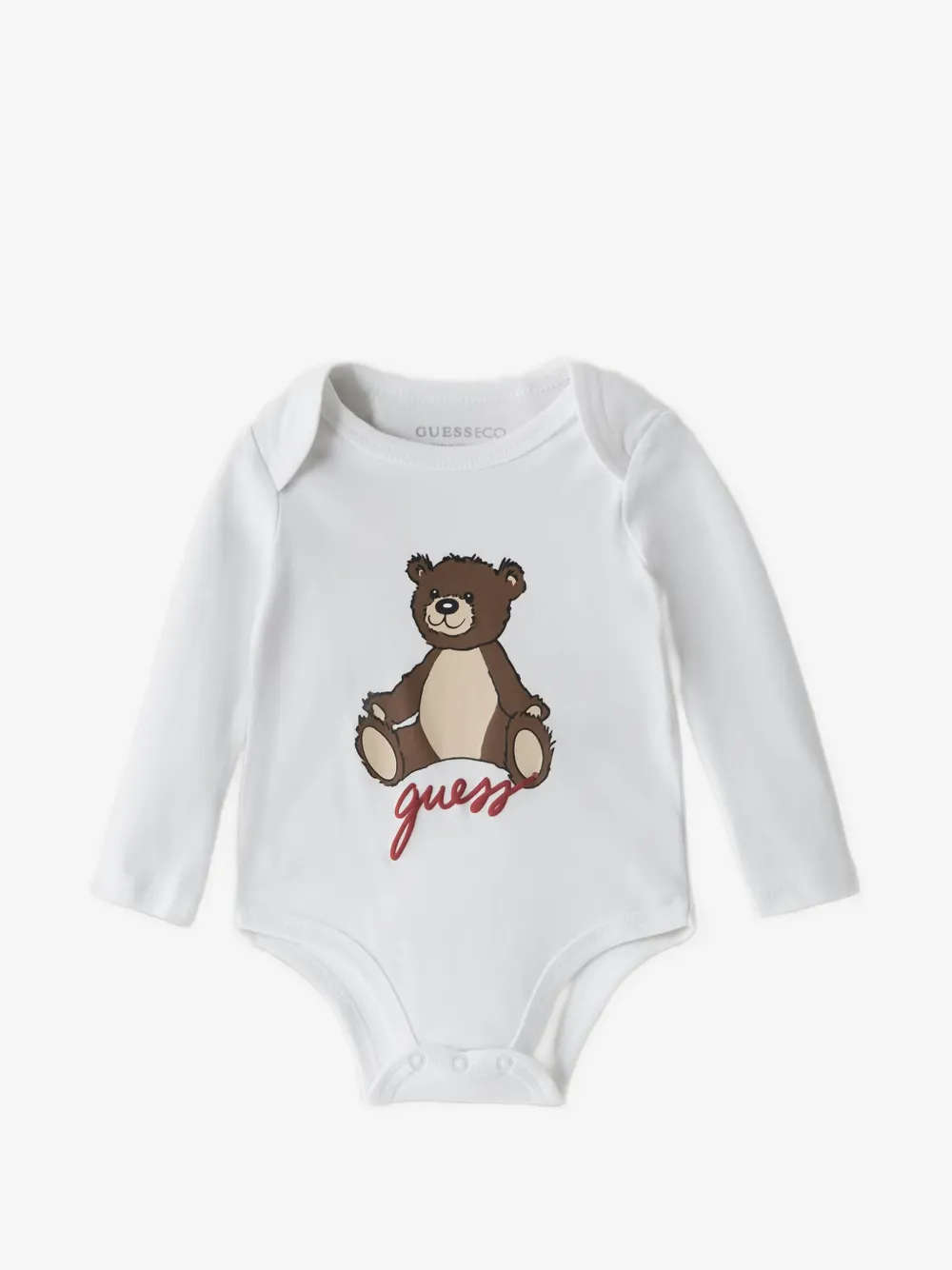 guess kids 곰 패치 벨벳 트랙수트 세트