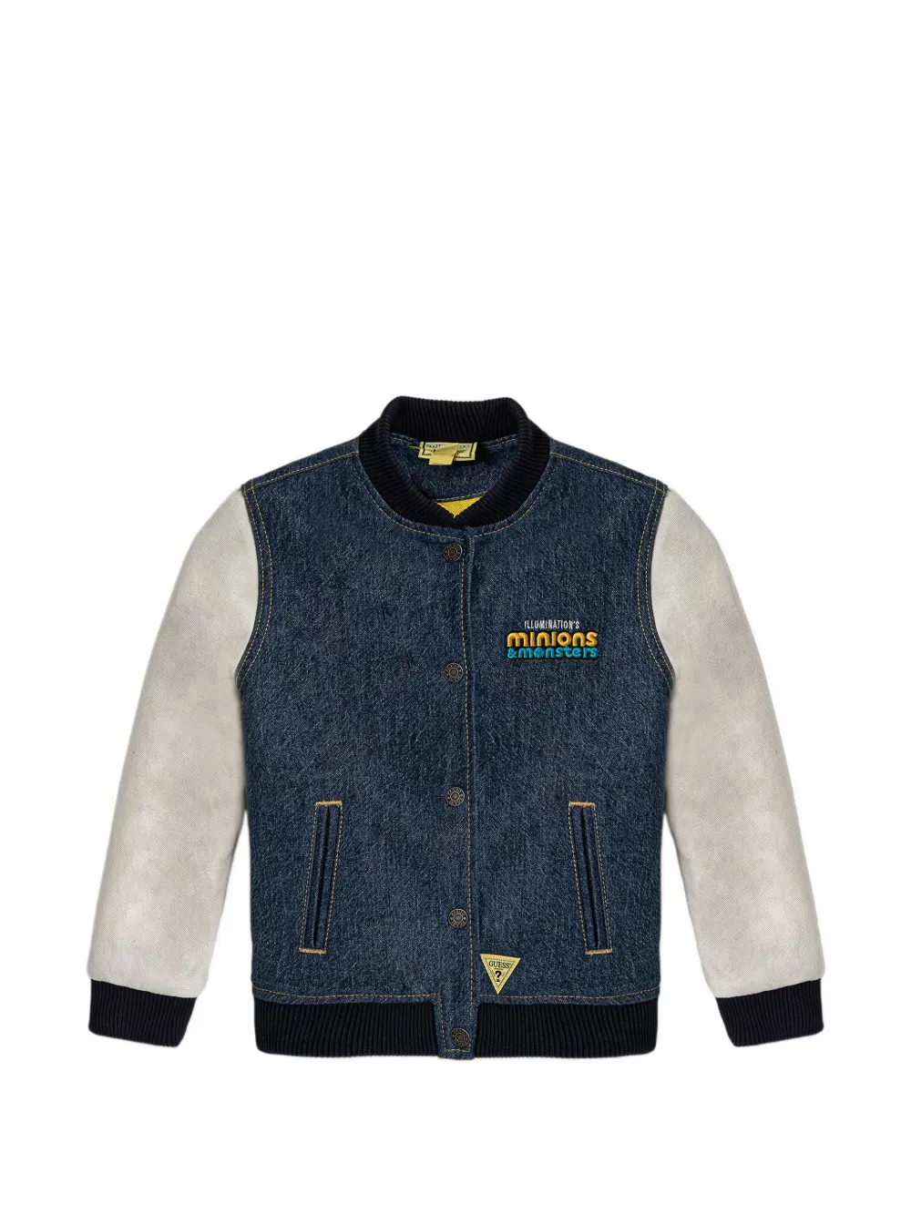 guess kids x Minions embroidered denim jacket - Blu