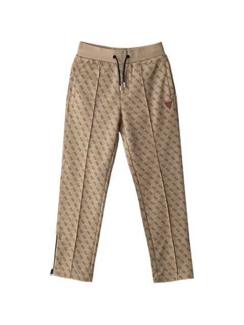 guess kids 4G logo-print track pants