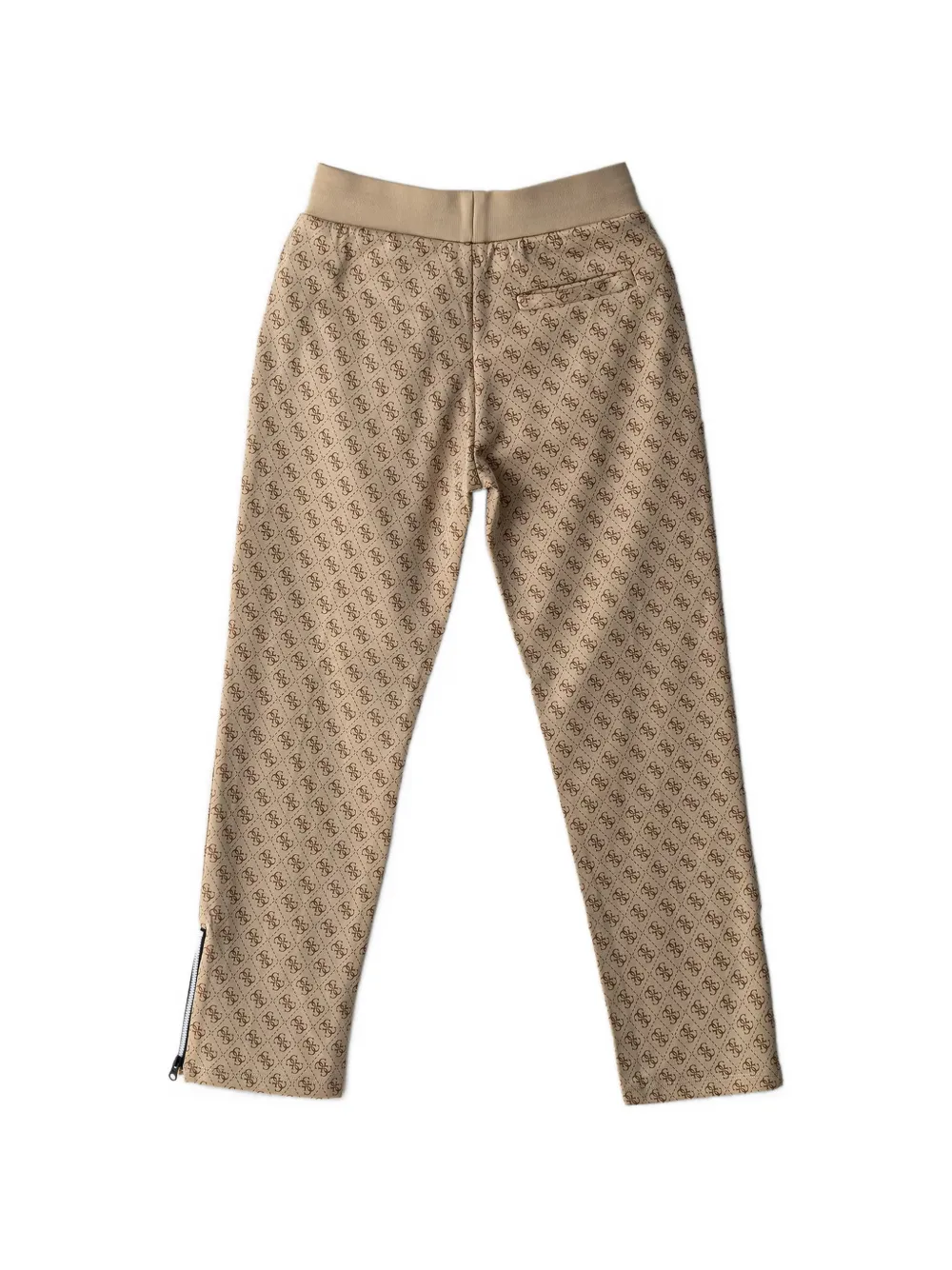 guess kids 4G logo-print track pants Beige