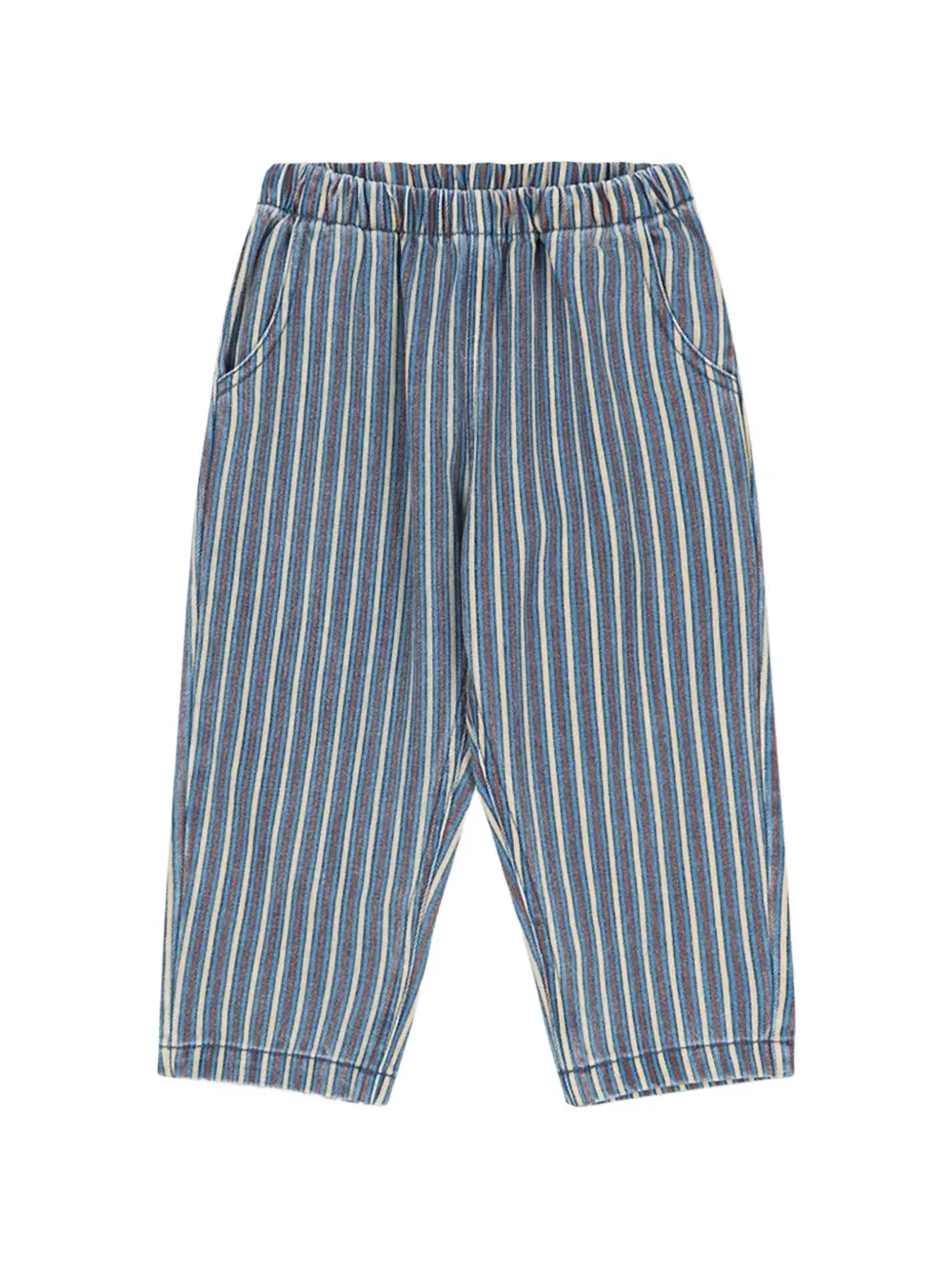 Konges Sløjd Magot vertical-stripe trousers - Blu