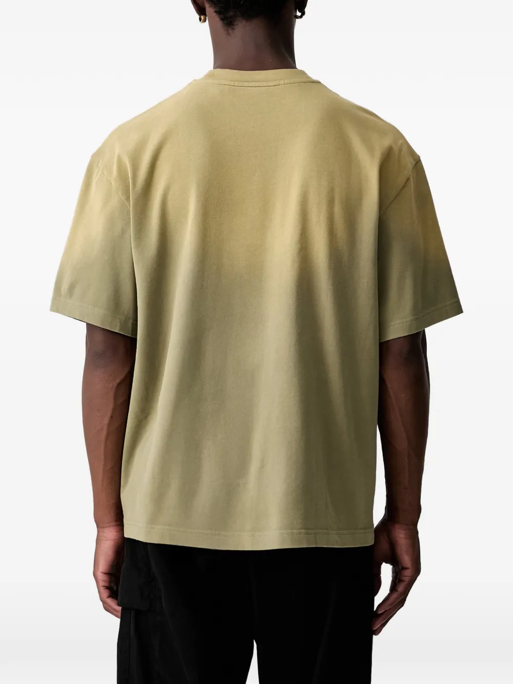 Axel Arigato Gradient logo-embroidered T-shirt Groen