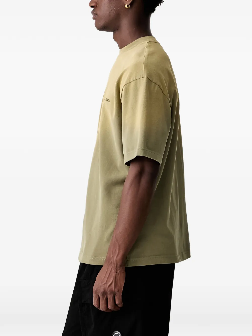 Axel Arigato Gradient logo-embroidered T-shirt Groen