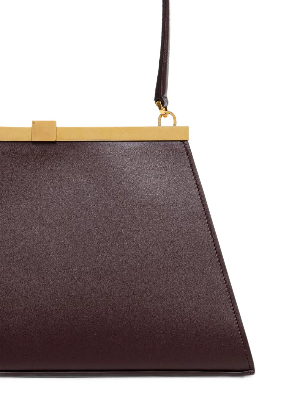 ANINE BING Tas van glad leer Bruin