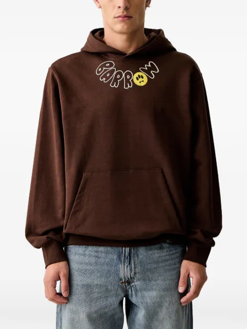 BARROW teddy-bear print hoodie