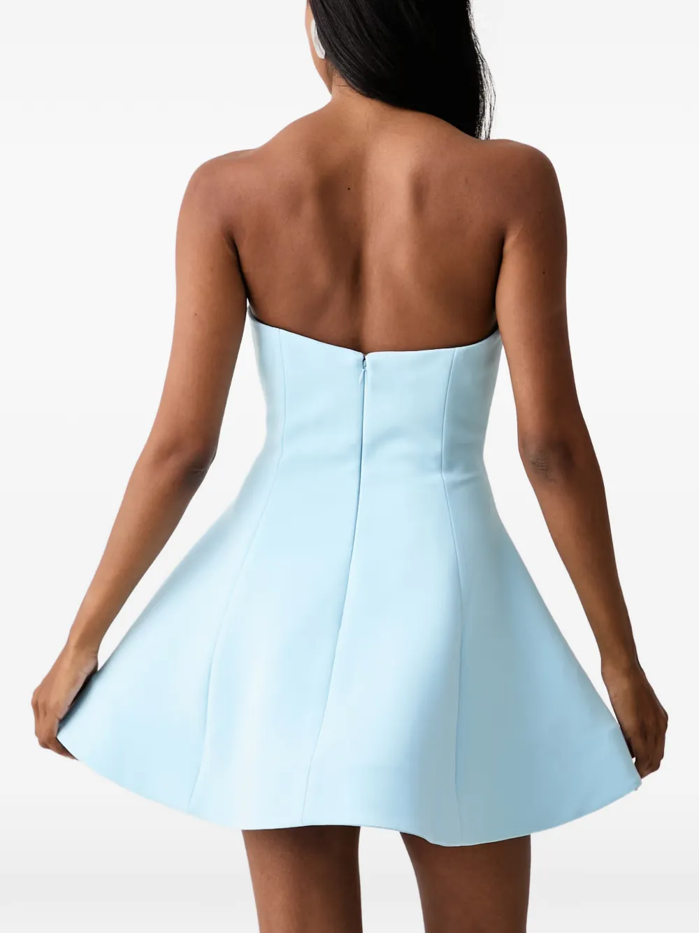 Bardot Nikita strapless mini-jurk met vlakken Blauw