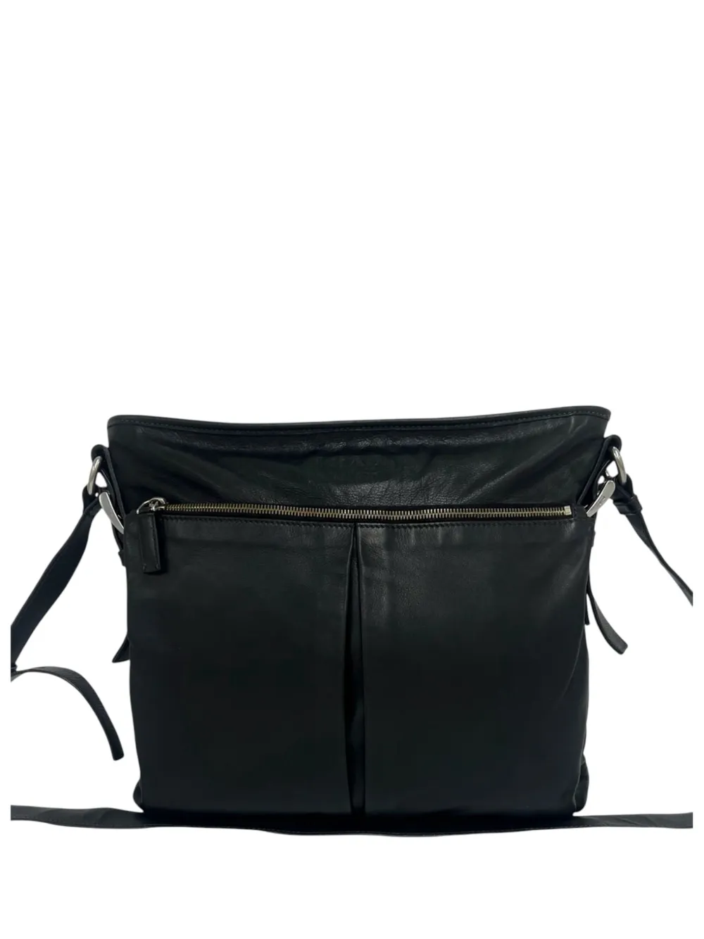 Prada Pre-Owned 1990-2010 Calf Leather crossbody bag - Nero