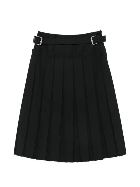 La Piscine belted pleated skirt