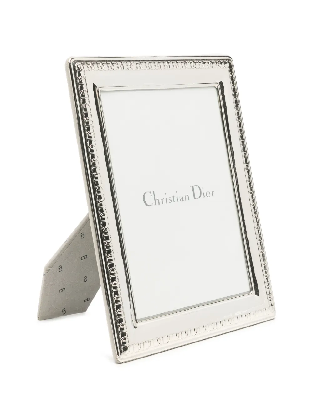 Christian Dior Pre-Owned 1980s Bilderrahmen mit CD-Gliederprägung - Silber