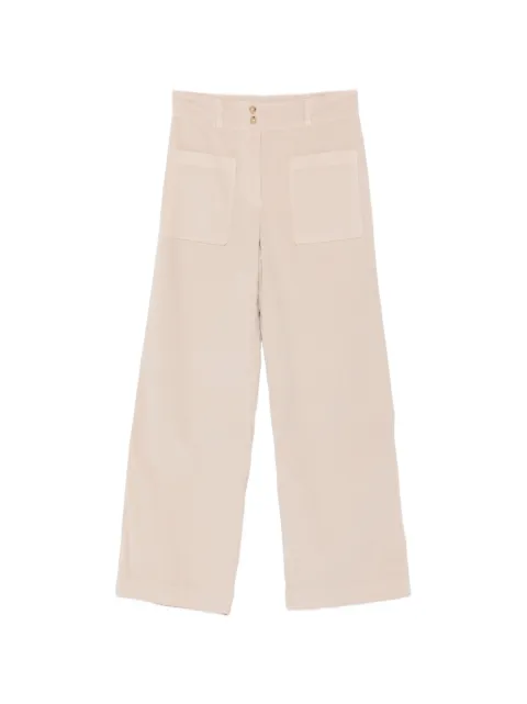Kristensen Du Nord pantalon en velours côtelé et poches plaquées