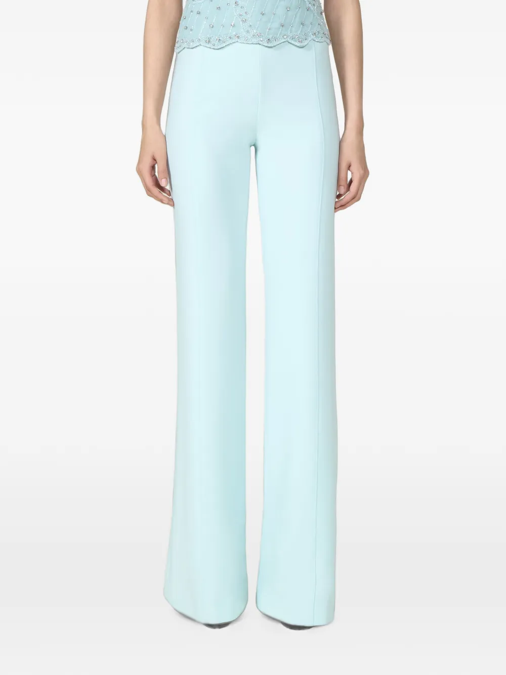 Costarellos Maree crêpe pantalon Blauw