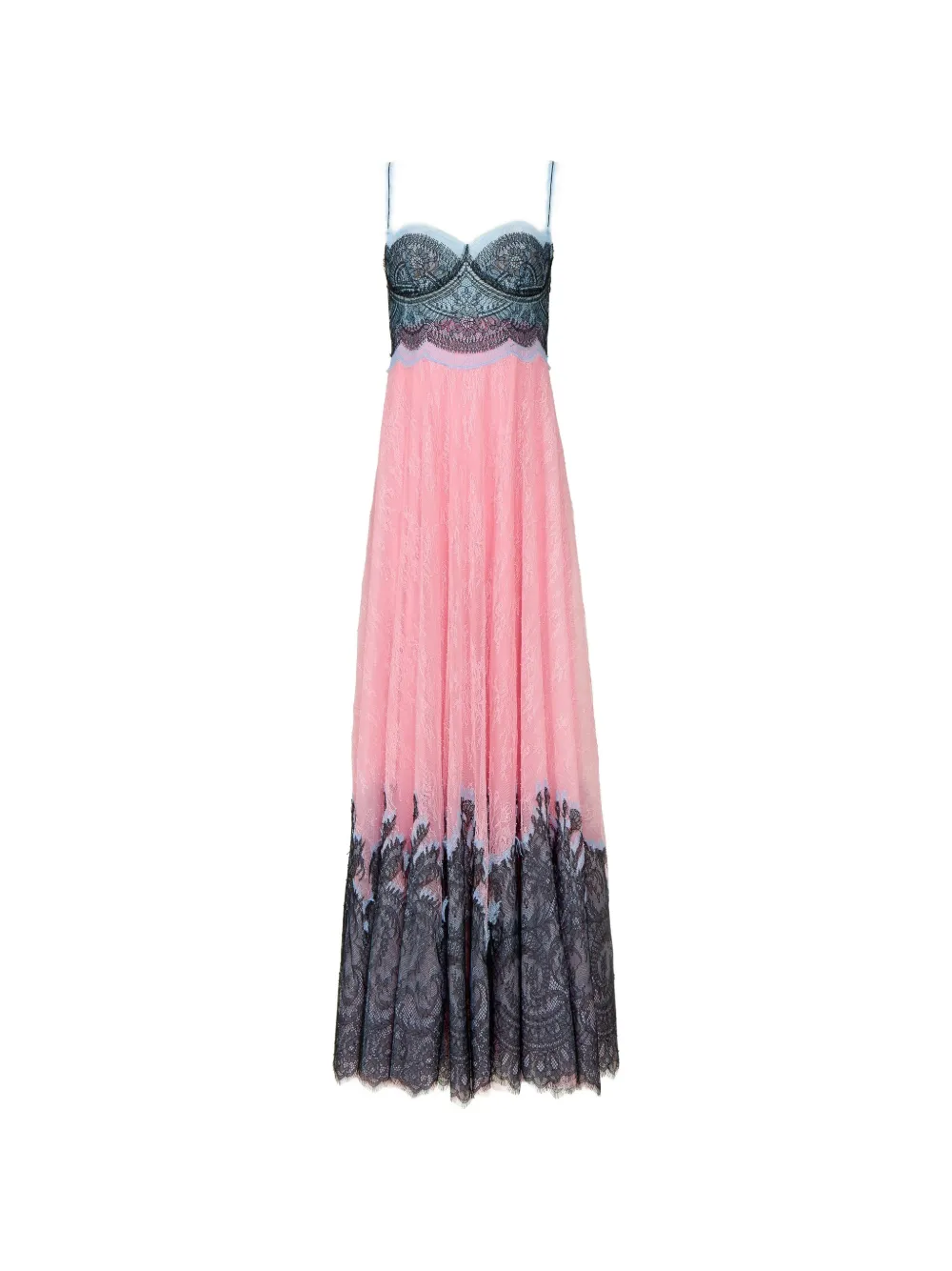 Costarellos Gallie Chantilly lace gown