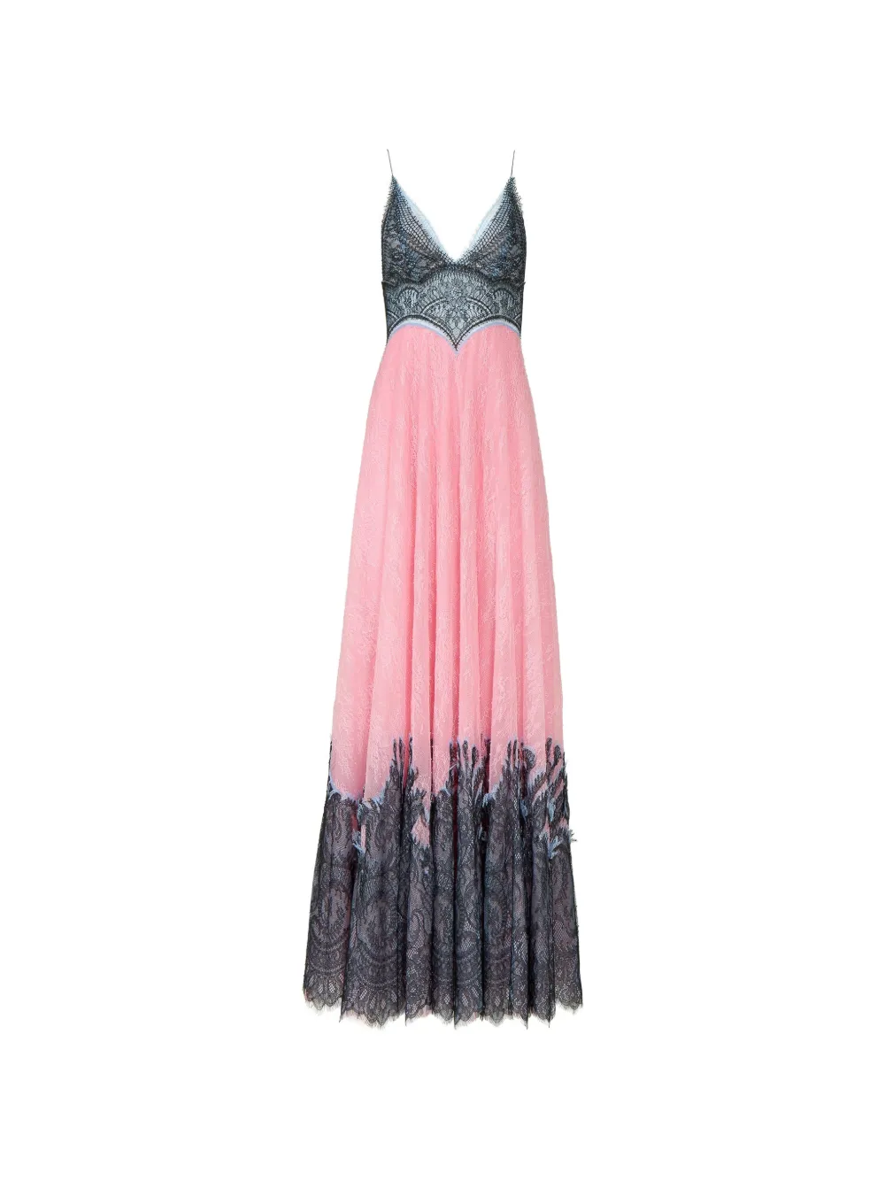 Costarellos Salila Chantilly lace gown