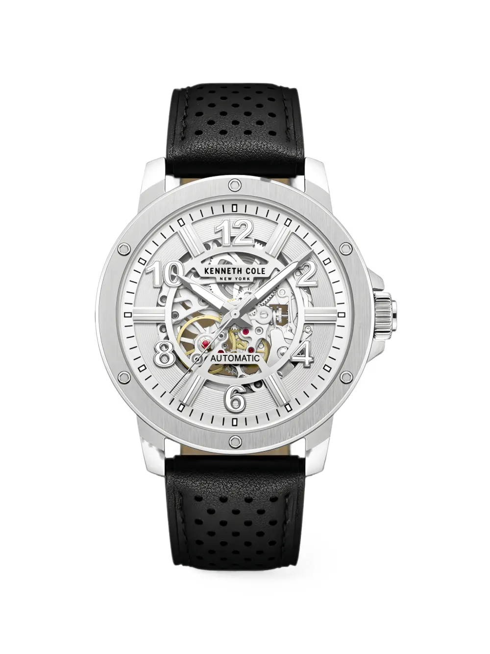 KENNETH COLE Skeleton 44mm automatic watch