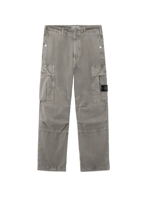 Stone Island pantalones cargo con parche del logo