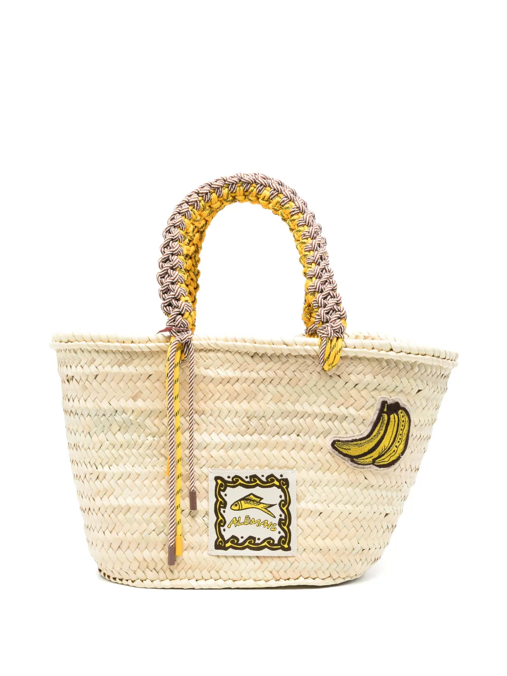 ALEMAIS midi Mona tote bag - Tons neutres