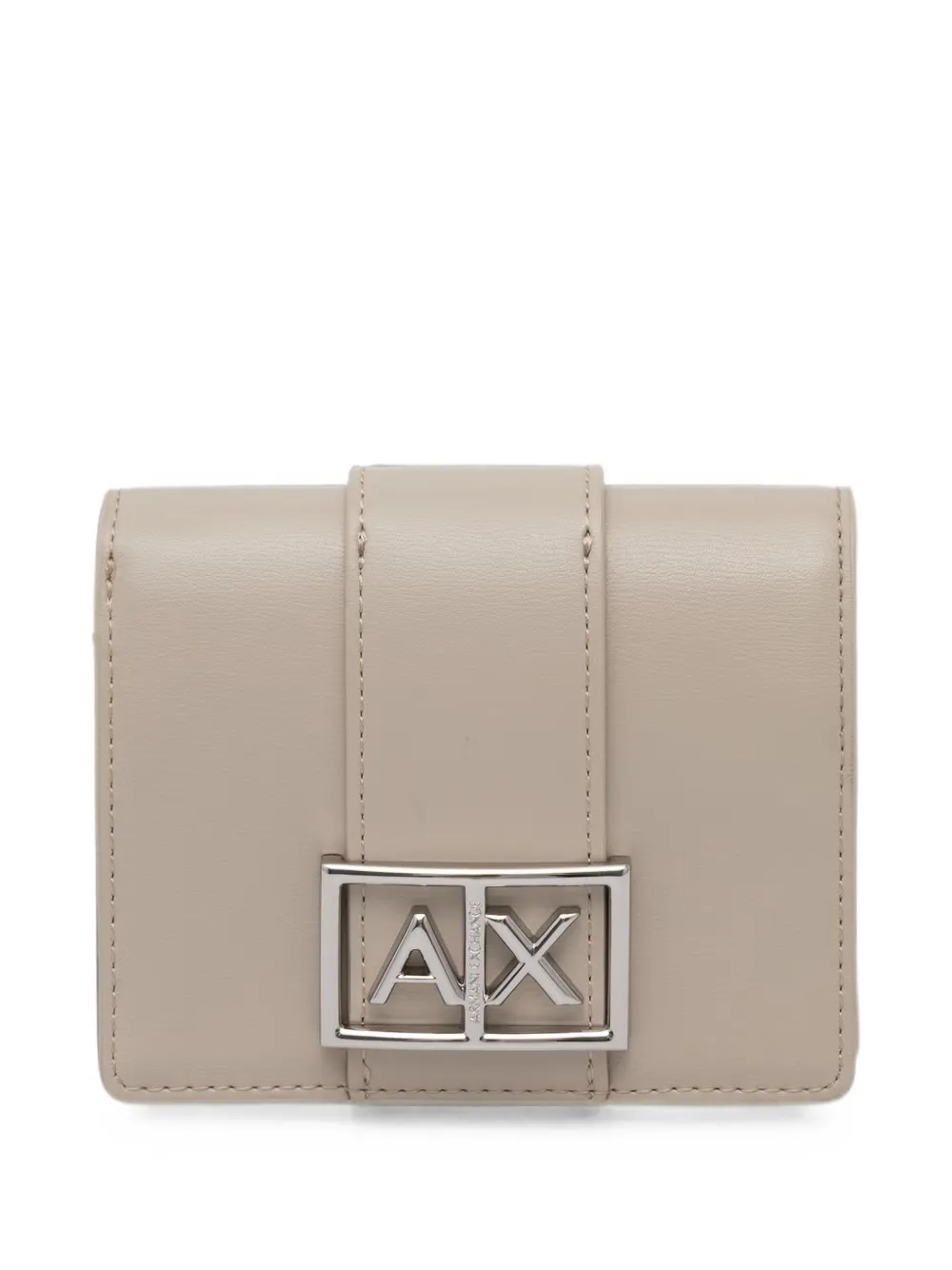 Armani Exchange logo-plaque bi-fold wallet