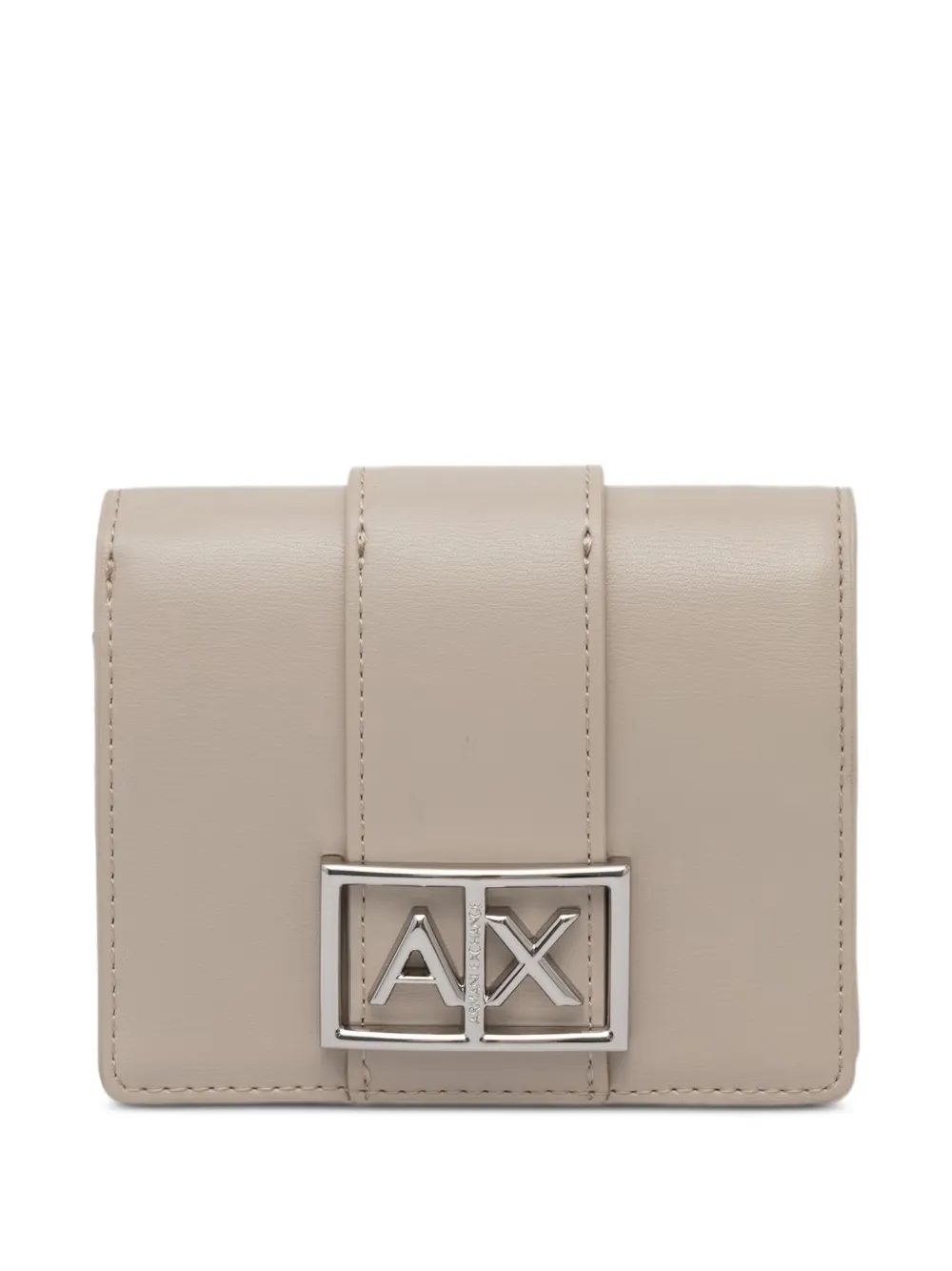 Armani Exchange logo-plaque bi-fold wallet