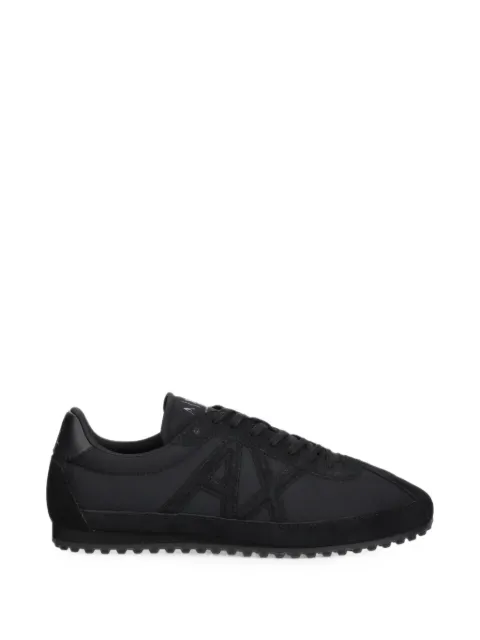 Armani Exchange logo-patch panelled sneakers