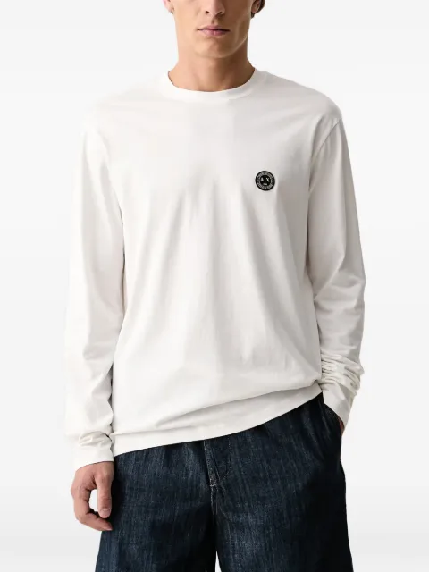 Armani Exchange logo-patch long-sleeve T-shirt