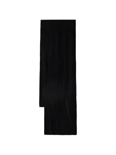 Armani Exchange logo-intarsia scarf