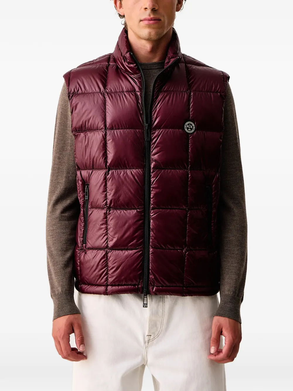 Armani Exchange Nylon Down quilted gilet