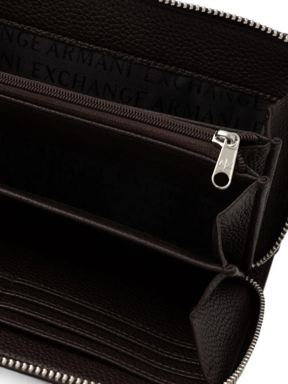 Armani Exchange logo-plaque zip-around wallet Bruin