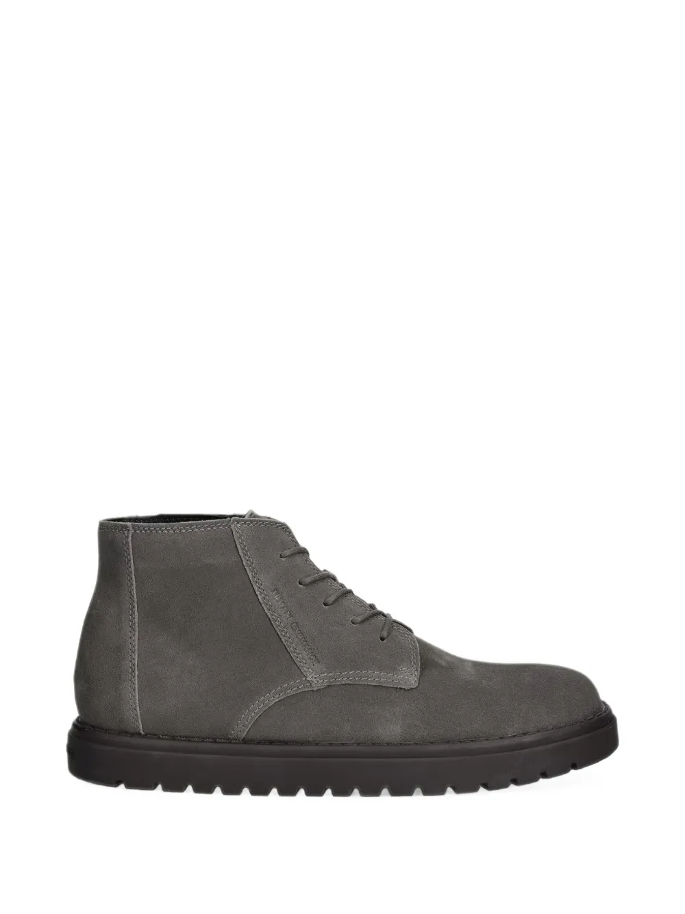 Armani Exchange suede lace-up boots