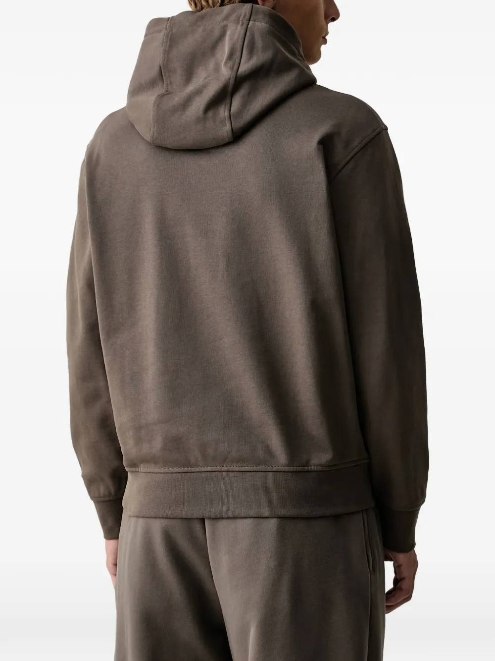 Armani Exchange logo-print drawstring hoodie Bruin
