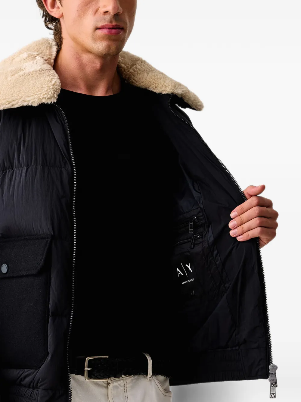 Armani Exchange Jack met lange mouwen Blauw