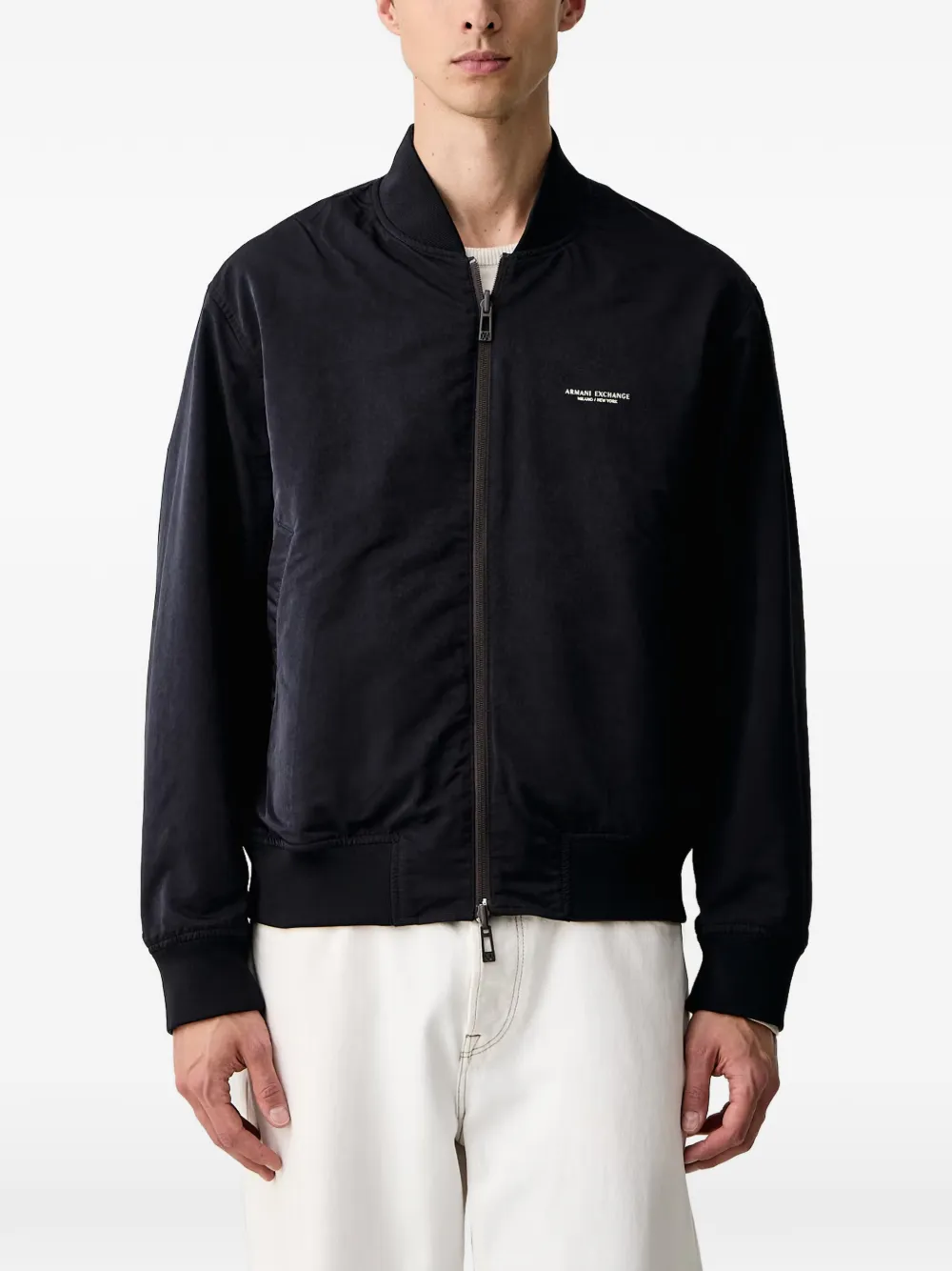 Armani Exchange Omkeerbaar bomberjack Bruin