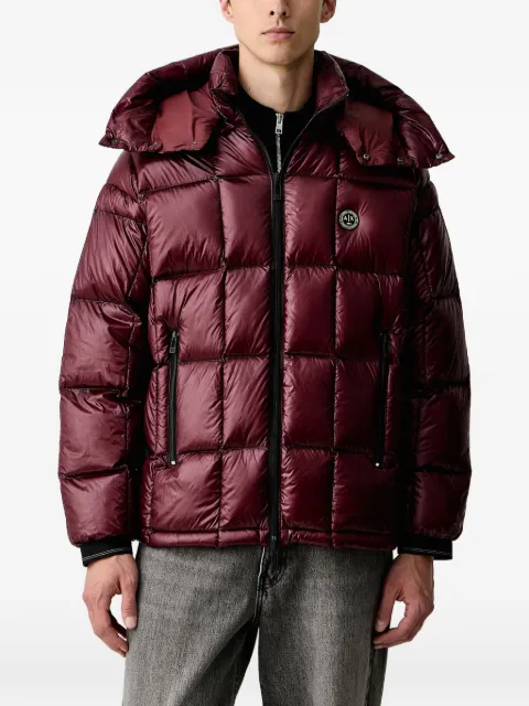 Armani Exchange quilted hooded jacket