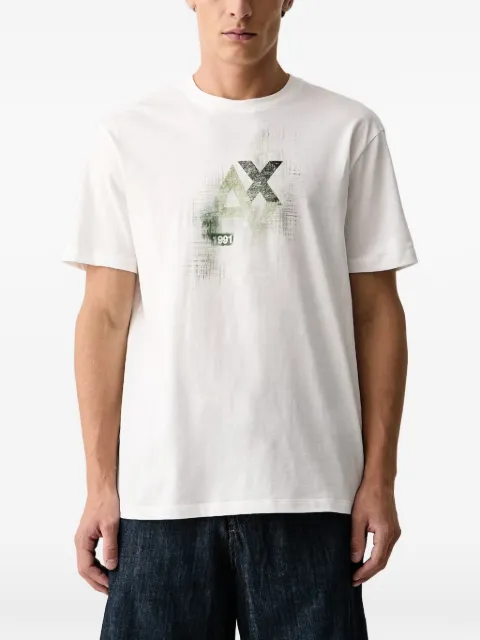 Armani Exchange logo-print cotton T-shirt