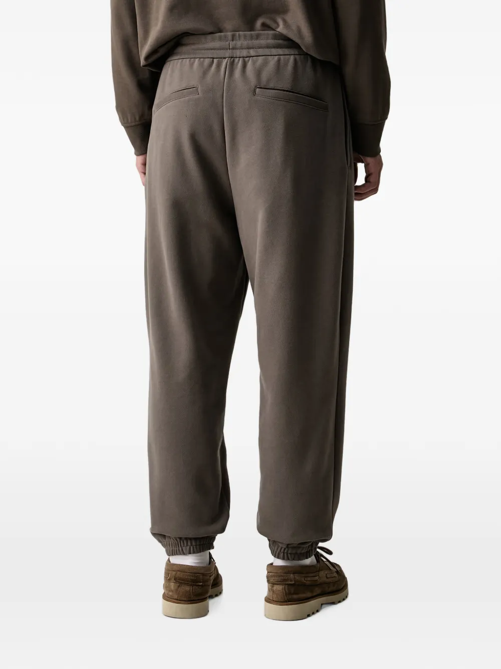 Armani Exchange logo-patch drawstring track pants Bruin