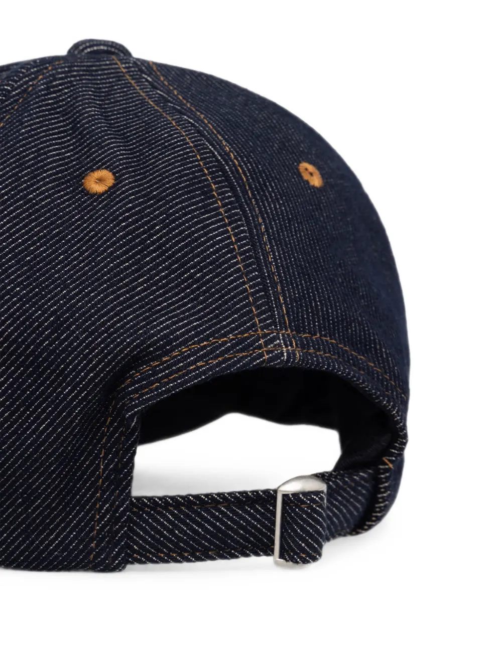Armani Exchange logo-patch cap Blauw