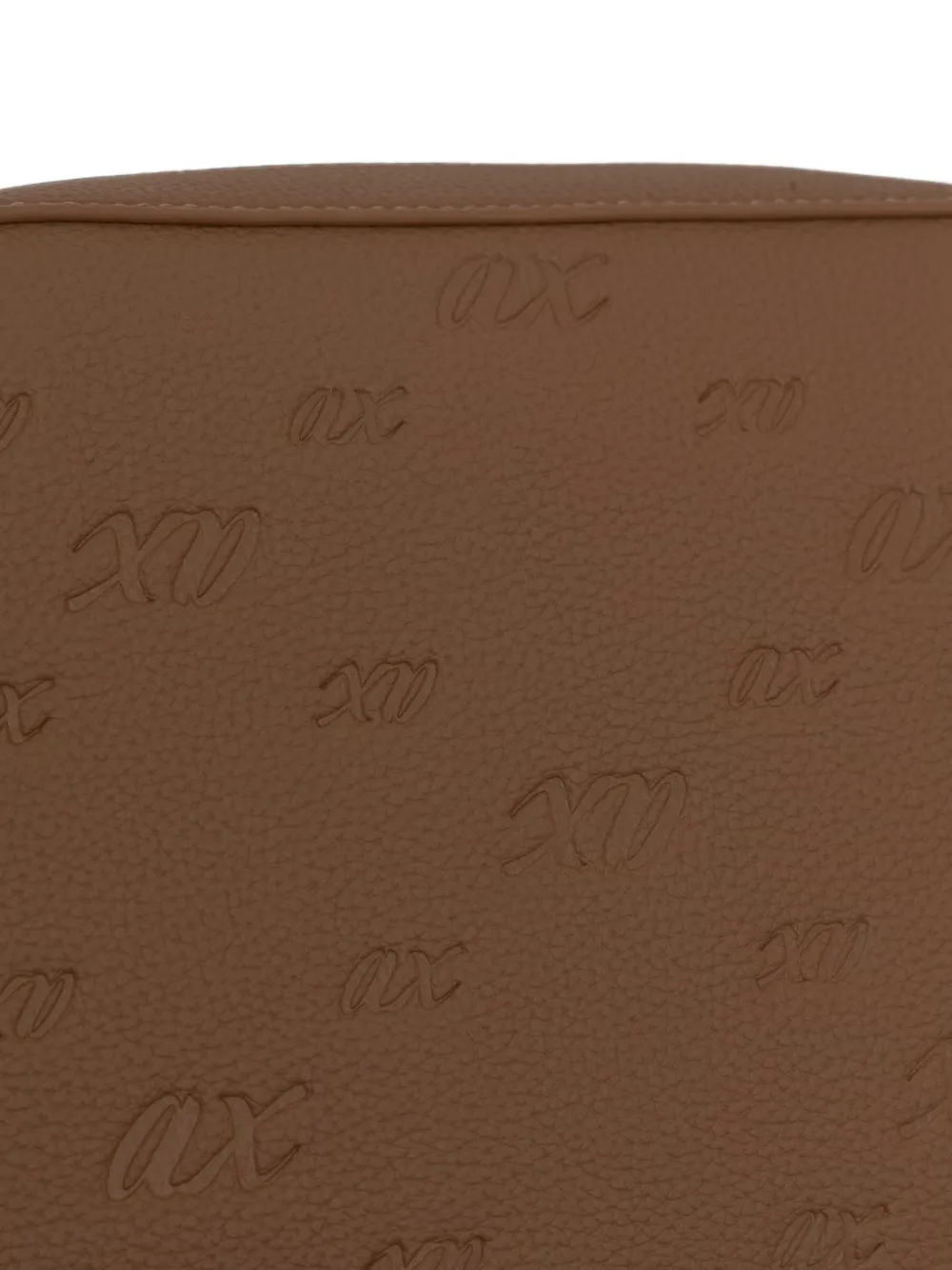 Armani Exchange logo-embossed cross body bag Bruin