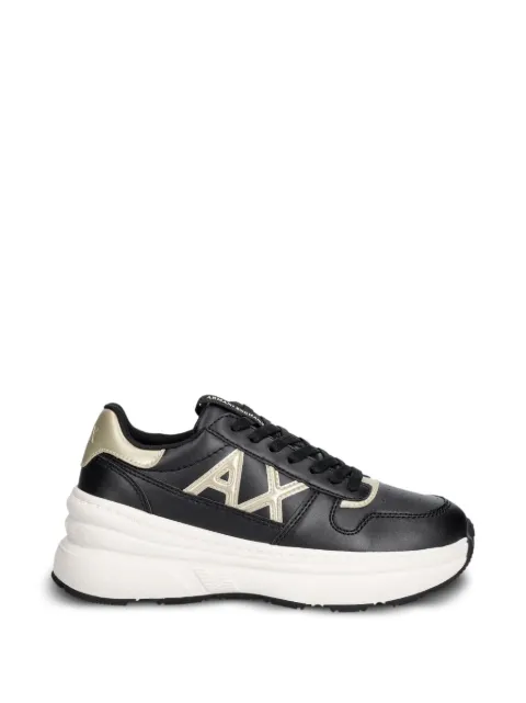 Armani Exchange logo-patch chunky-sole sneakers
