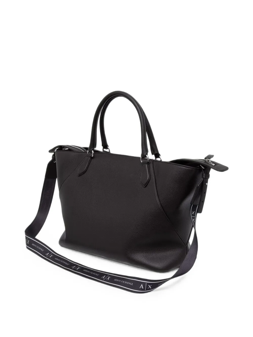 Armani Exchange logo-print detachable-strap tote bag Bruin