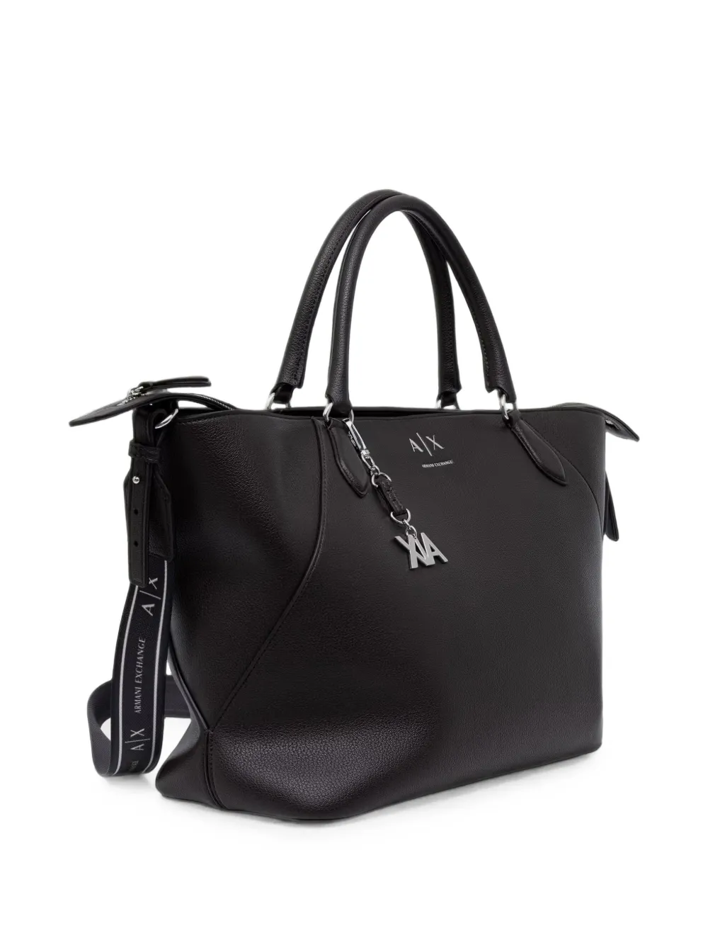 Armani Exchange logo-print detachable-strap tote bag Bruin