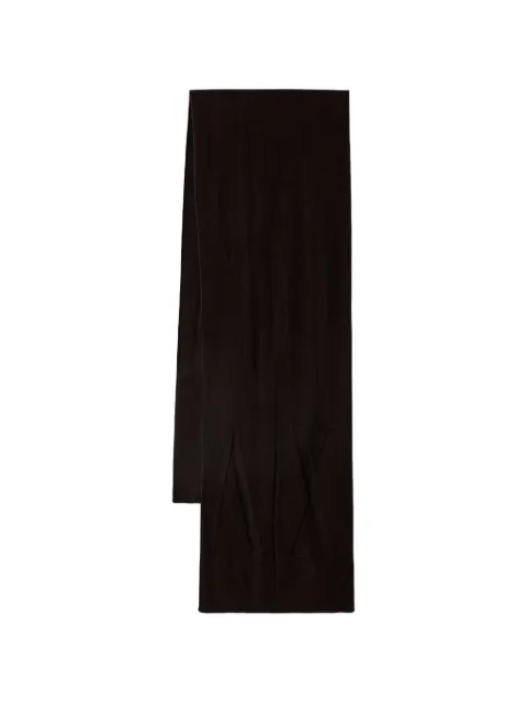 Armani Exchange logo-embroidered scarf